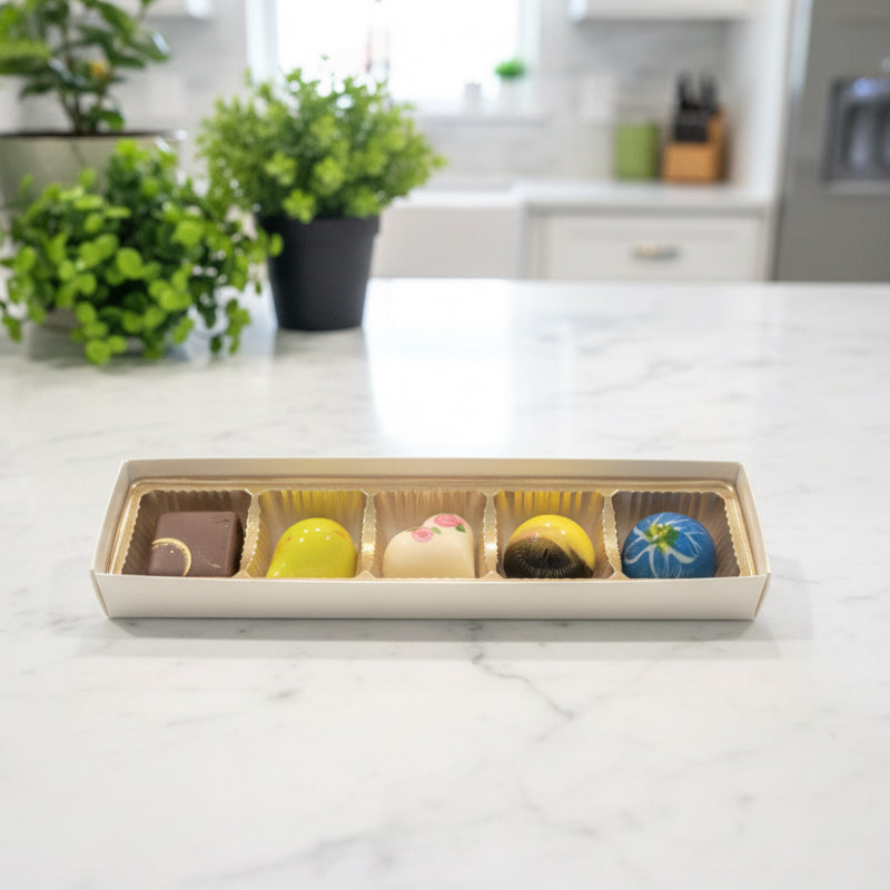 Box of assorted chocolates 